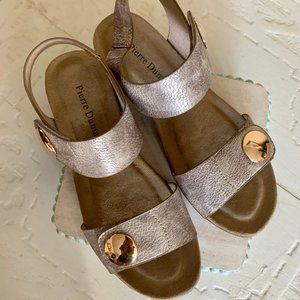 Pierre Dumas Rose Gold Kori Sandal - Women, Size: 7